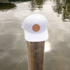 Lake Winnipesaukee Snapback Hat - White