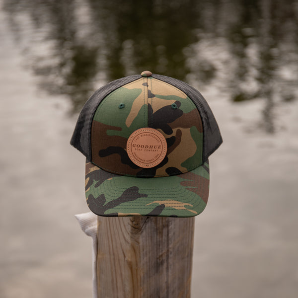 Lake Winnipesaukee Trucker Snapback Hat - Camo