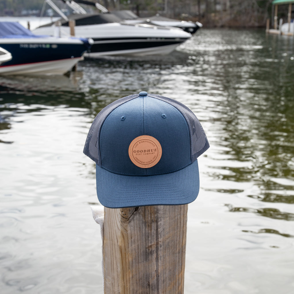 Lake Winnipesaukee Trucker Snapback Hat - Navy