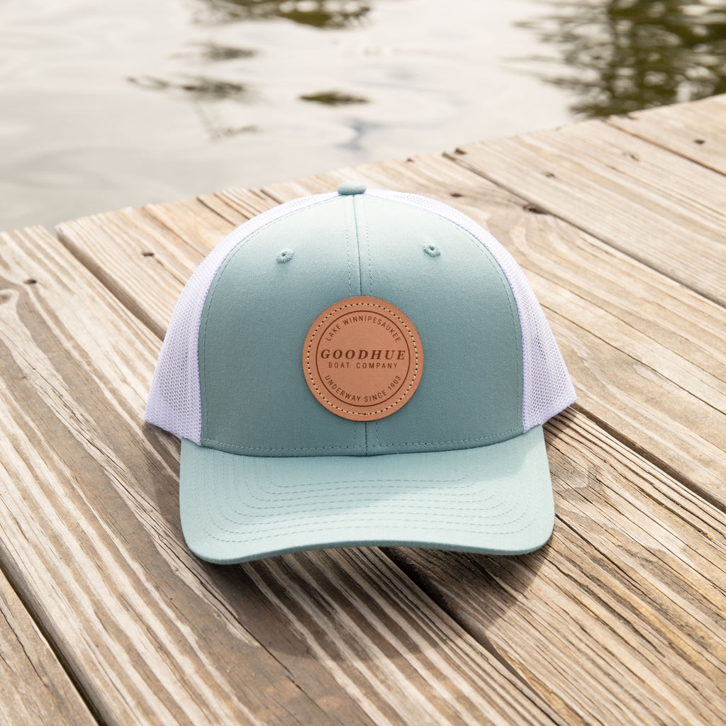 Lake Winnipesaukee Trucker Snapback Hat - Smoke Blue White