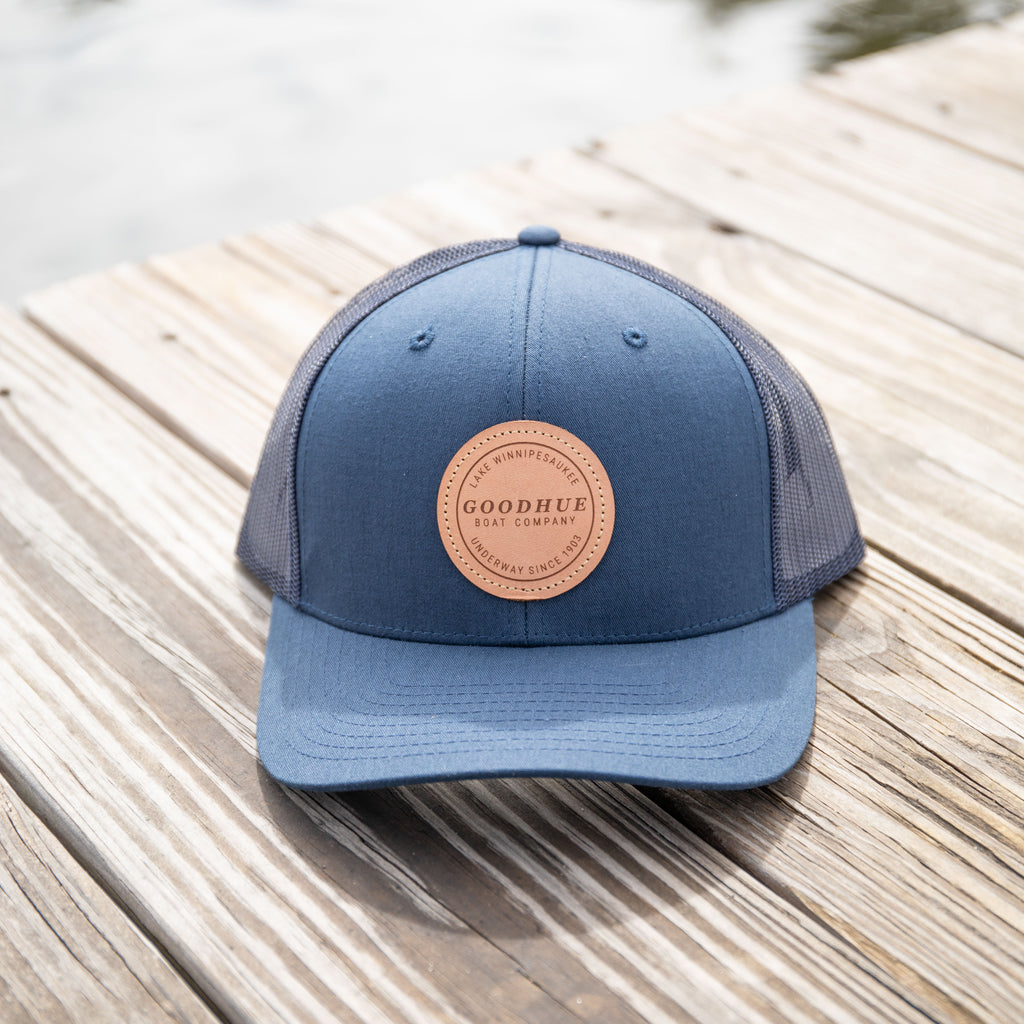 Lake Winnipesaukee Trucker Snapback Hat - Navy