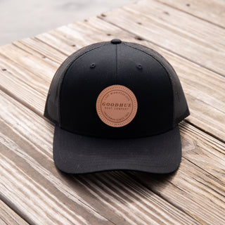 Lake Winnipesaukee Trucker Snapback Hat - Black