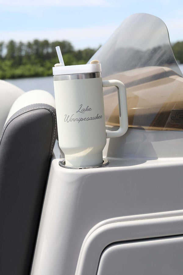 Lake Winnipesaukee Tumbler - Cream