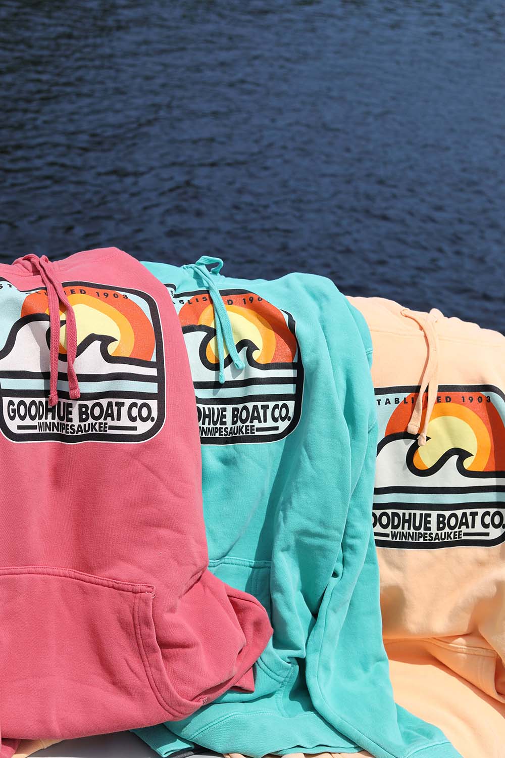 Sun Washed Lake Winnipesaukee Hoodie